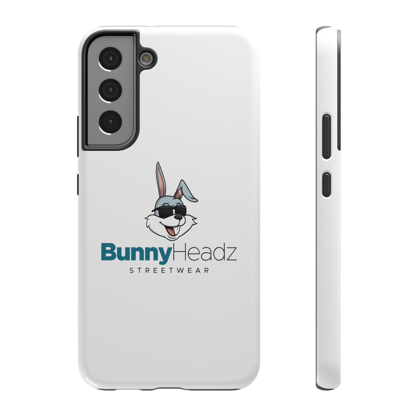 BunnyHeadz - Impact-Resistant Phone Cases (White)