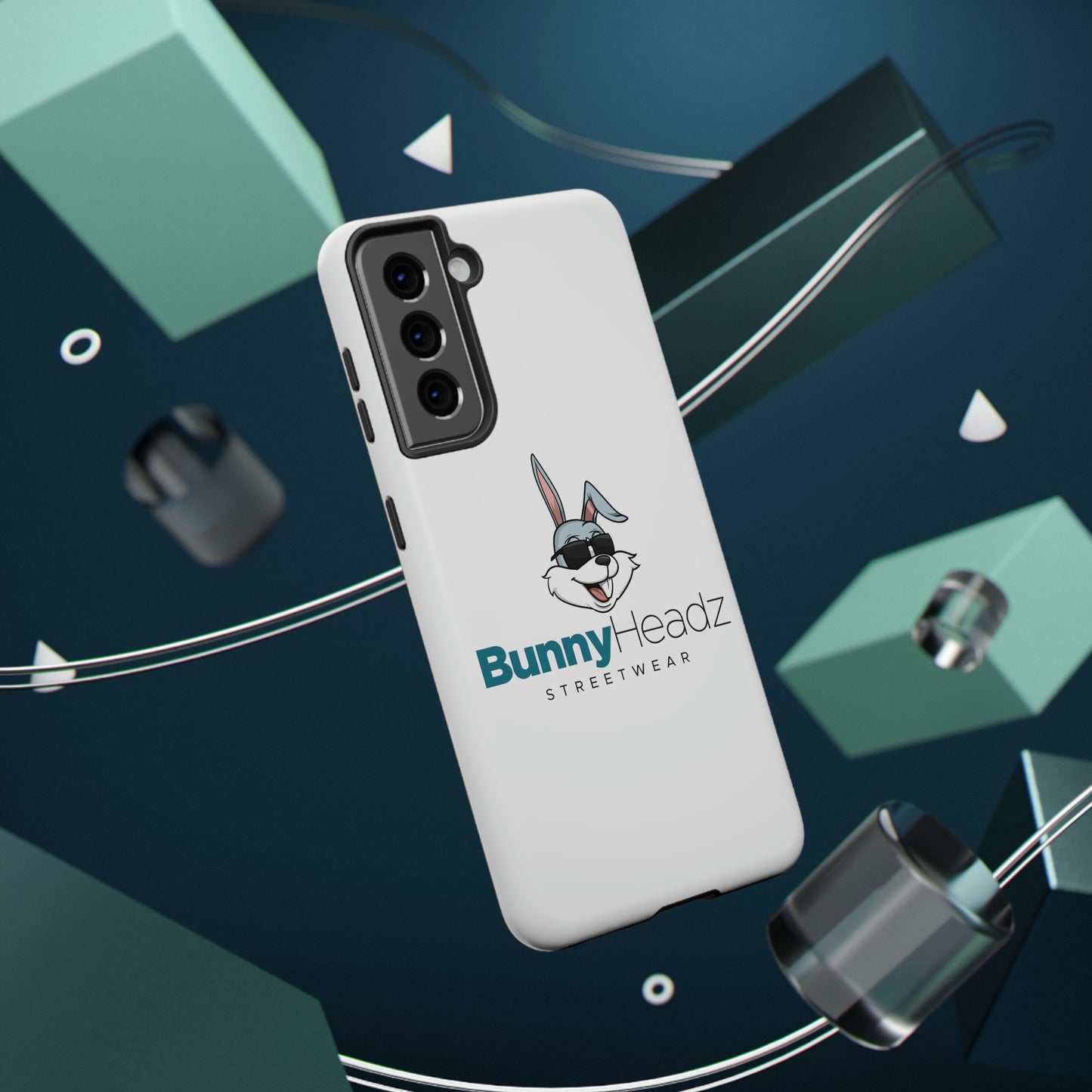 BunnyHeadz - Impact-Resistant Phone Cases (White)
