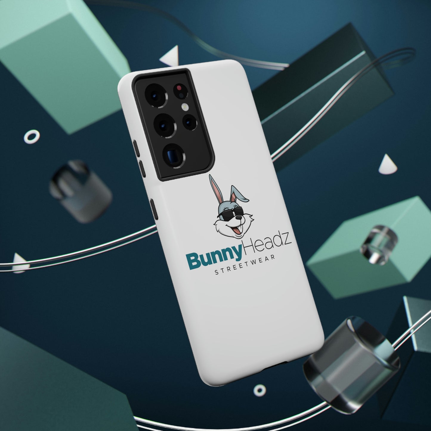 BunnyHeadz - Impact-Resistant Phone Cases (White)