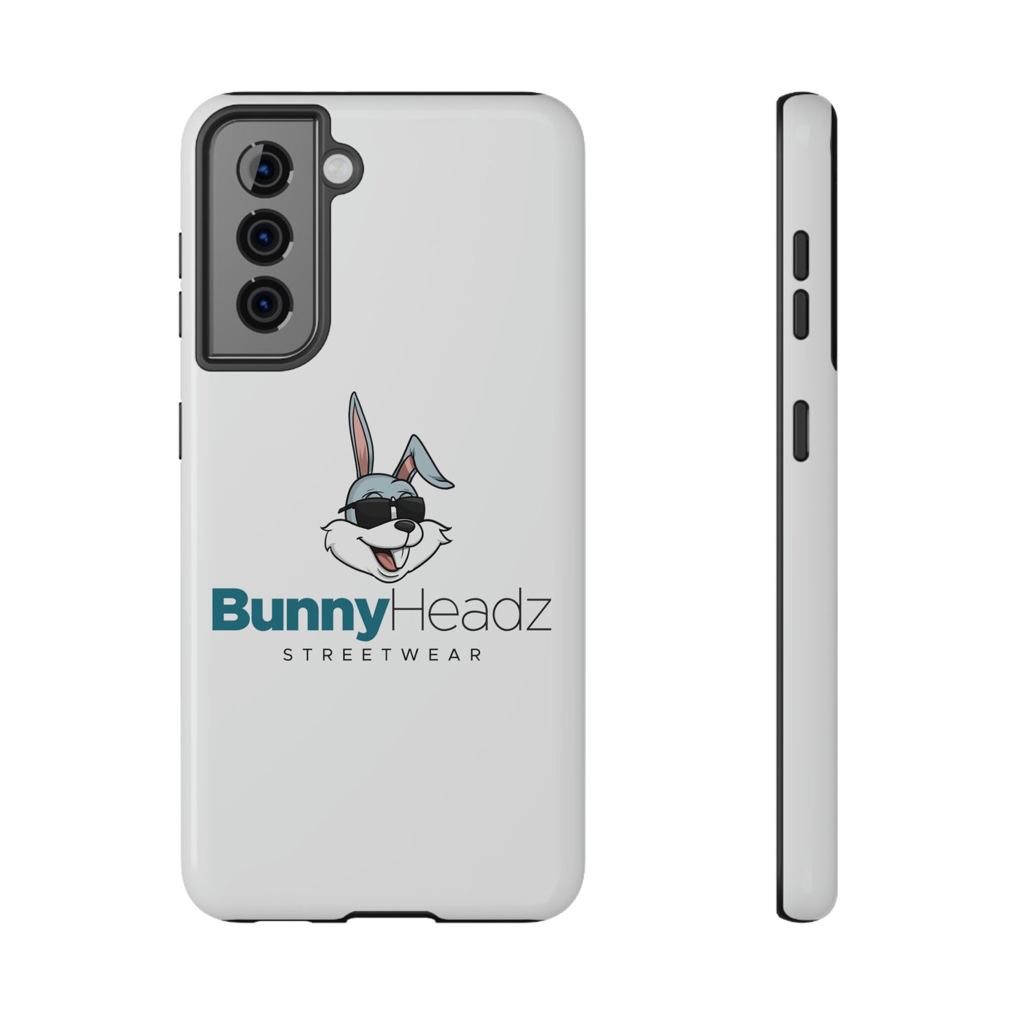 BunnyHeadz - Impact-Resistant Phone Cases (White)