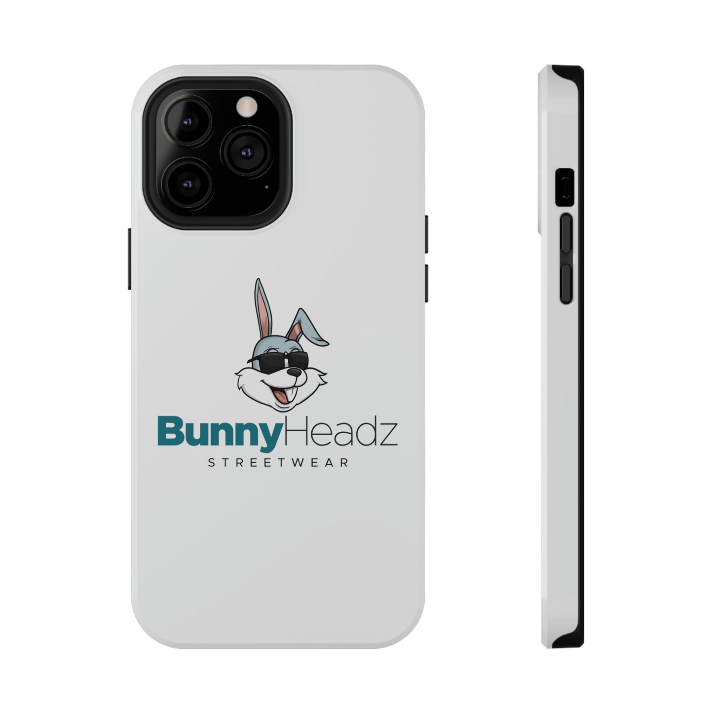 BunnyHeadz - Impact-Resistant Phone Cases (White)