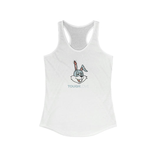 BunnyHeadz - Women's Racerback Tank - Tough Love - 01