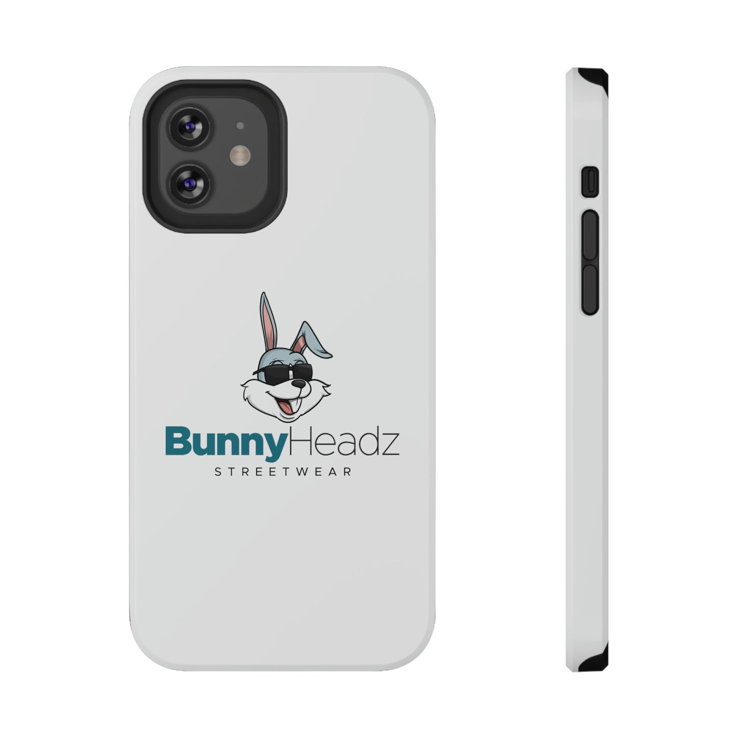 BunnyHeadz - Impact-Resistant Phone Cases (White)