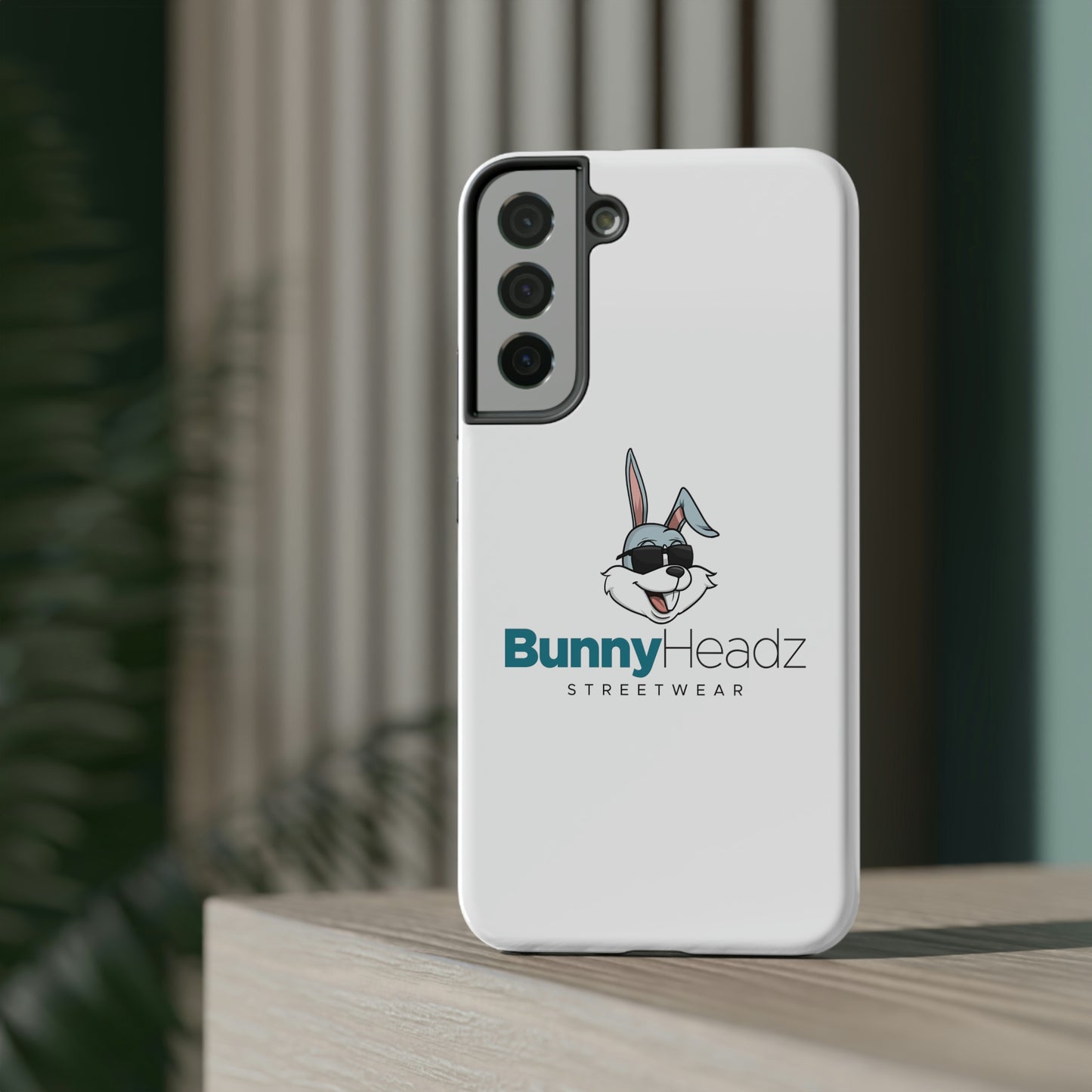 BunnyHeadz - Impact-Resistant Phone Cases (White)