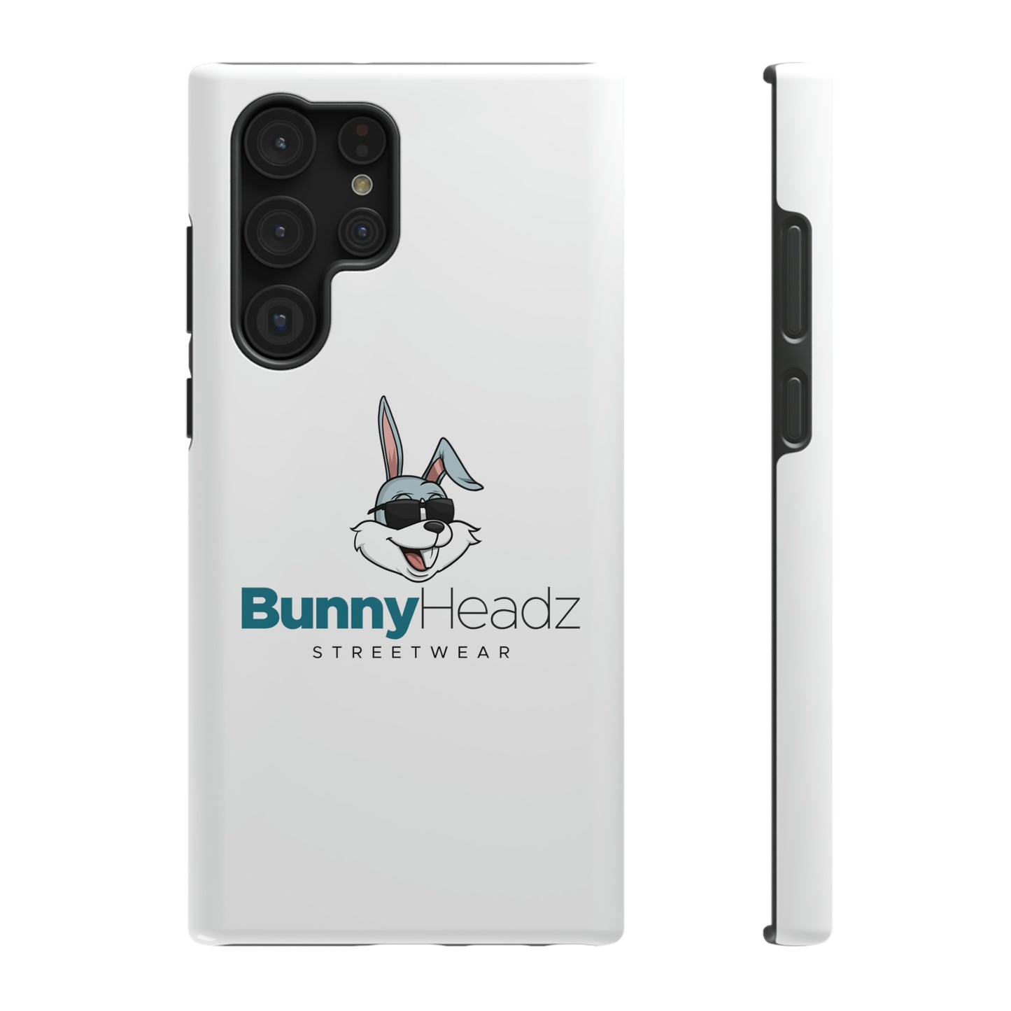 BunnyHeadz - Impact-Resistant Phone Cases (White)