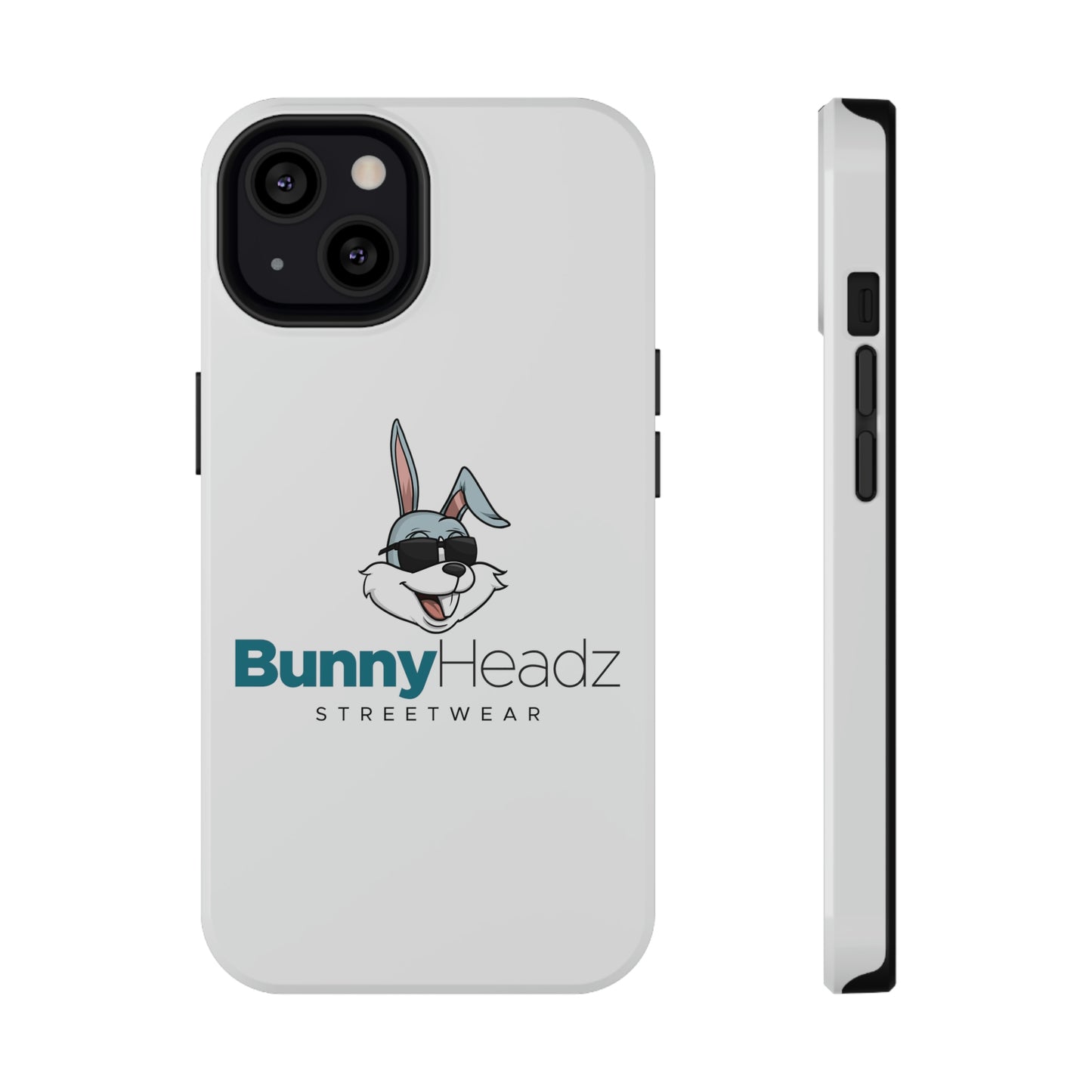 BunnyHeadz - Impact-Resistant Phone Cases (White)