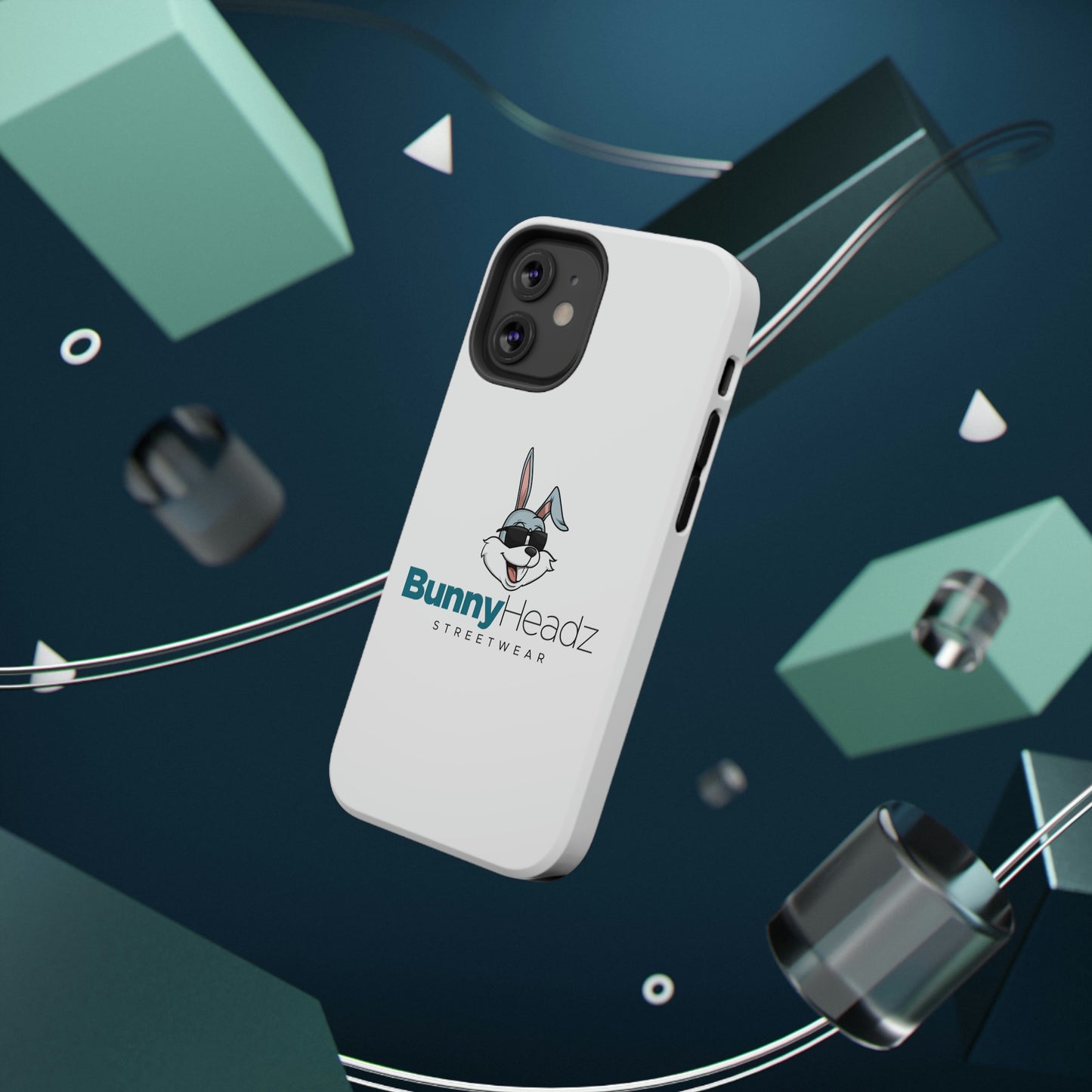 BunnyHeadz - Impact-Resistant Phone Cases (White)