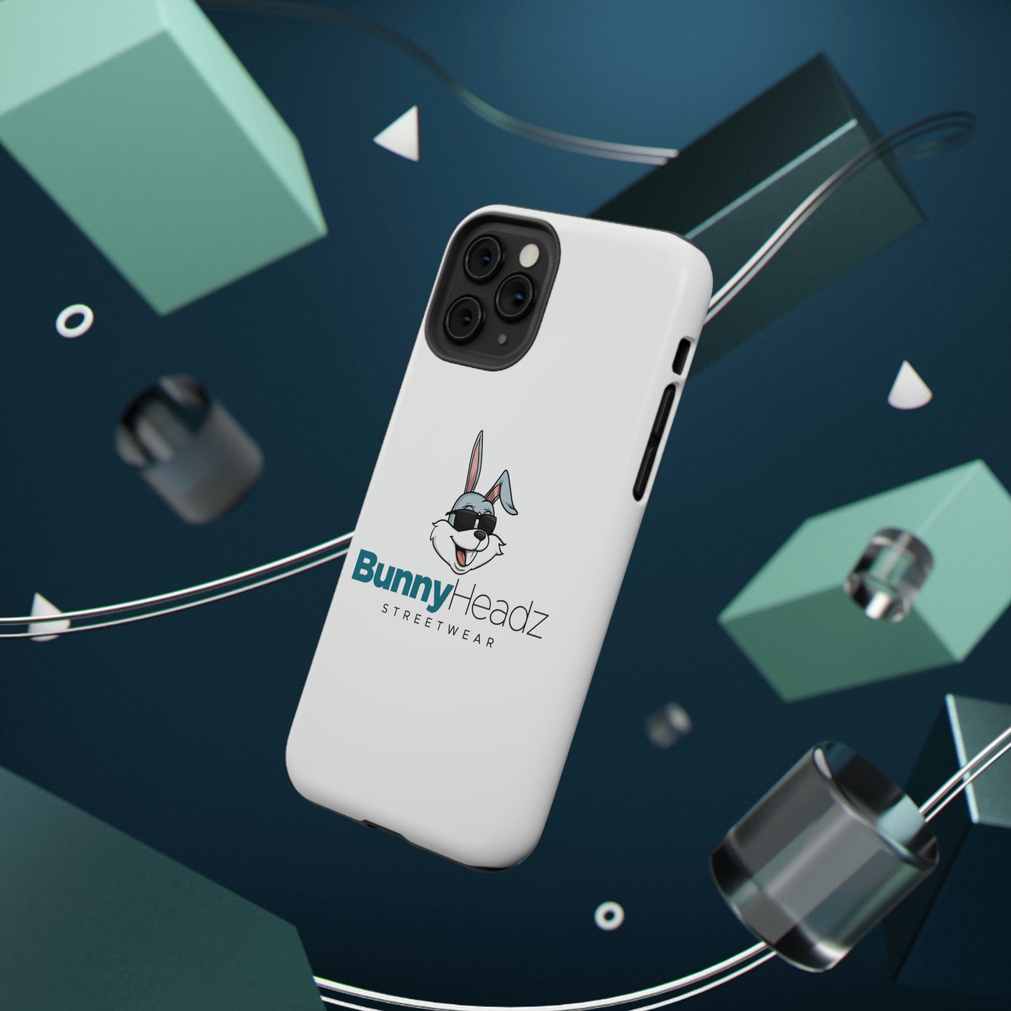 BunnyHeadz - Impact-Resistant Phone Cases (White)
