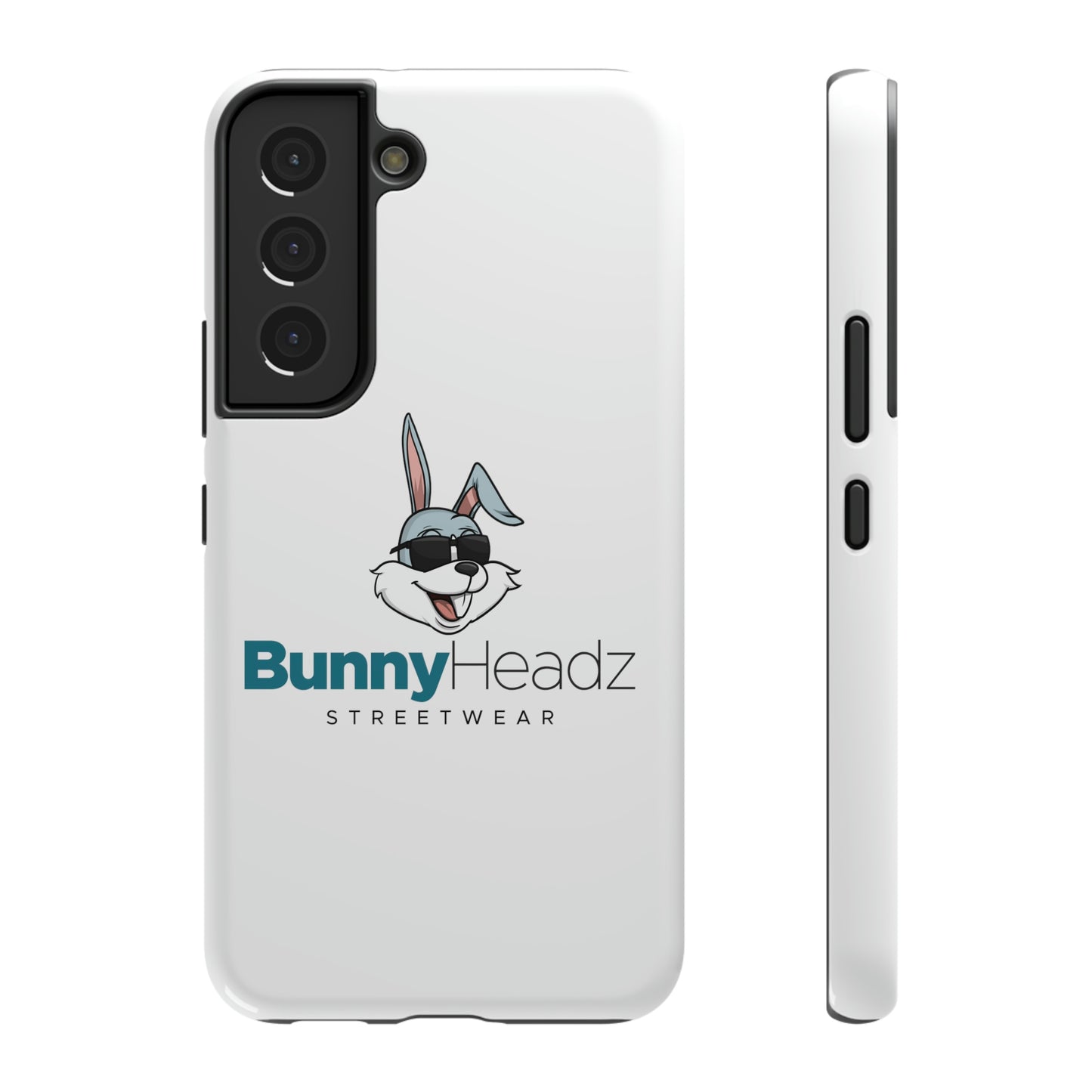 BunnyHeadz - Impact-Resistant Phone Cases (White)
