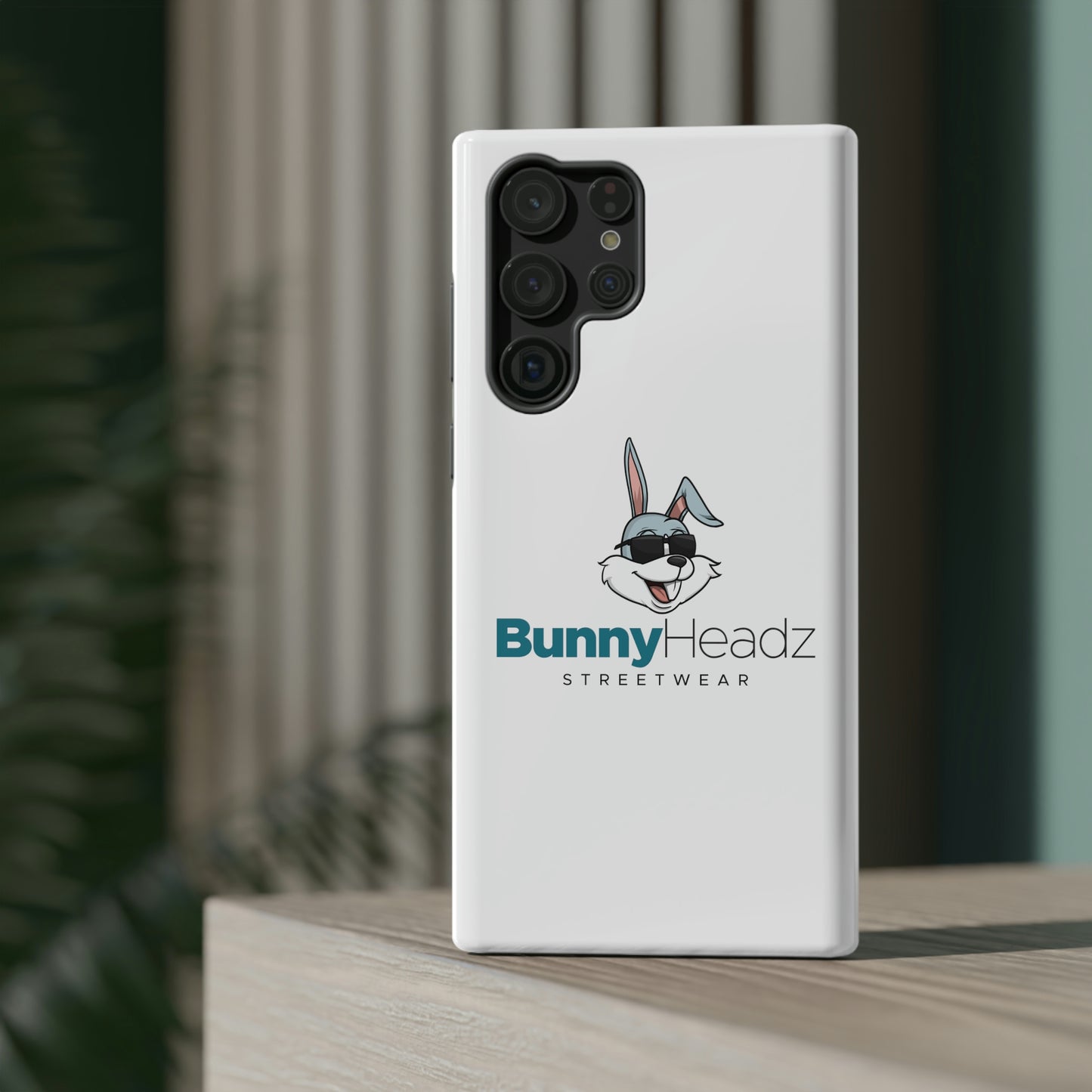 BunnyHeadz - Impact-Resistant Phone Cases (White)