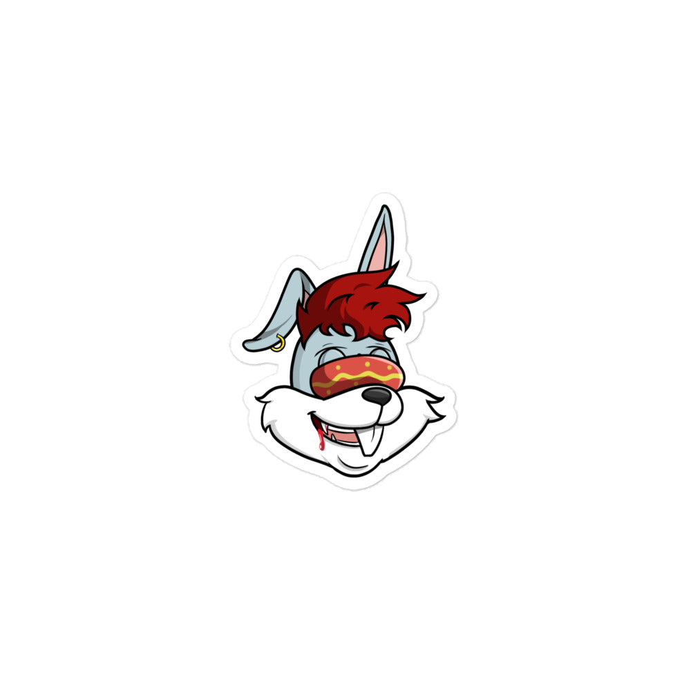 BunnyHeadz 10- "Vampy" Bubble-Free Stickers