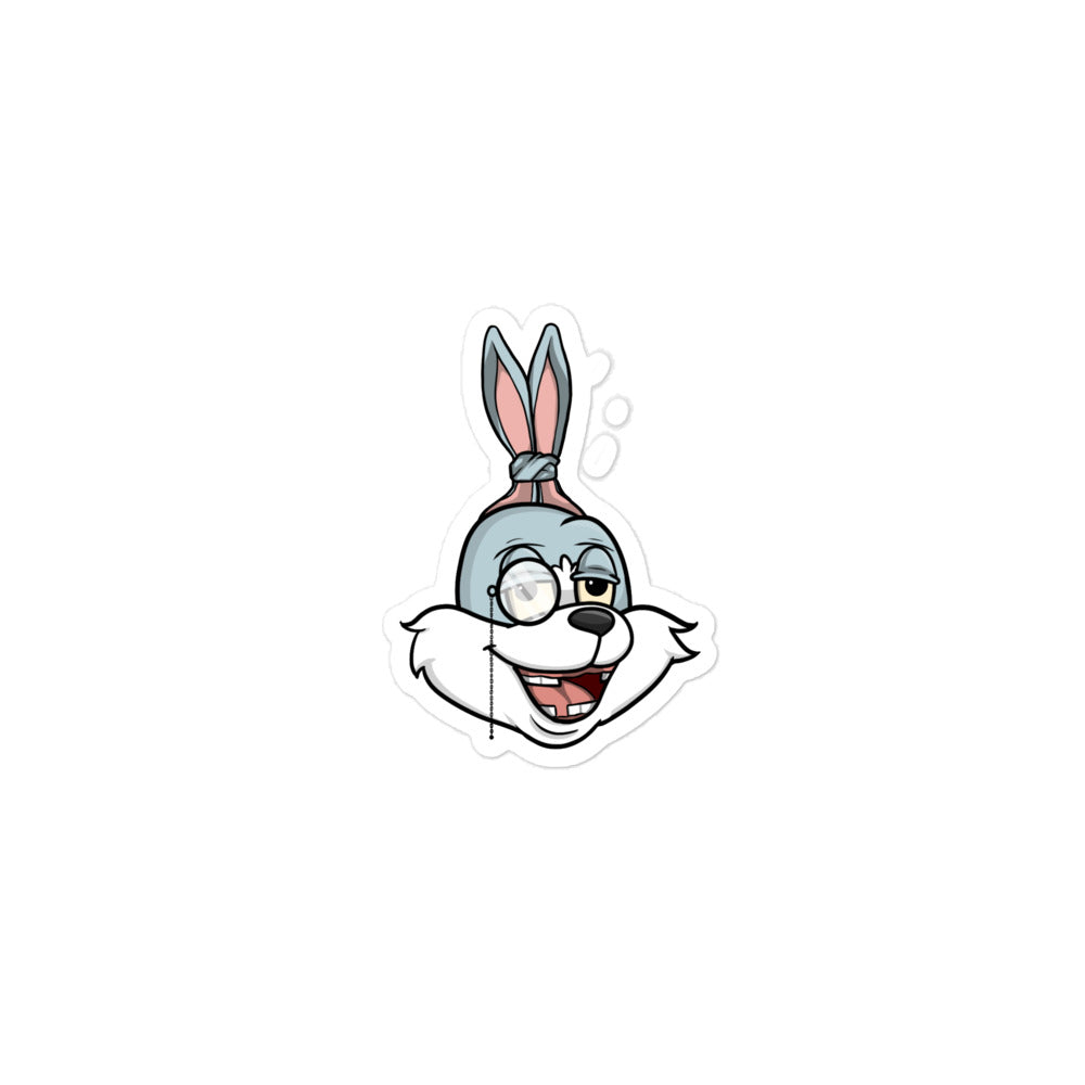 BunnyHeadz 11- "Hippy" Bubble-Free Stickers