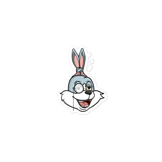 BunnyHeadz 11- "Hippy" Bubble-Free Stickers