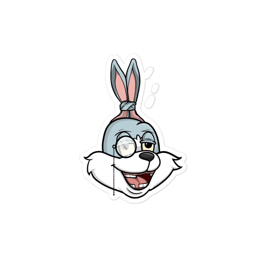 BunnyHeadz 11- "Hippy" Bubble-Free Stickers