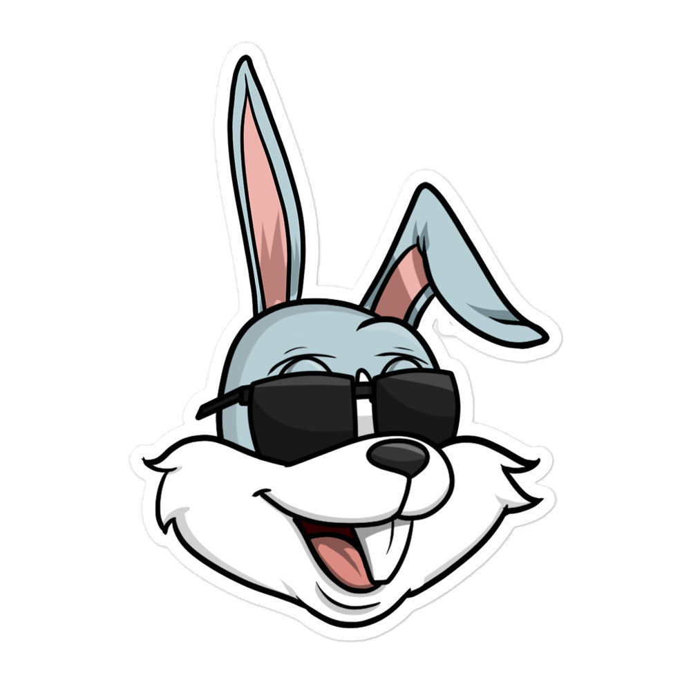 BunnyHeadz 02- "Cool" Bubble-Free Stickers