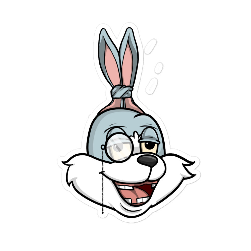 BunnyHeadz 11- "Hippy" Bubble-Free Stickers
