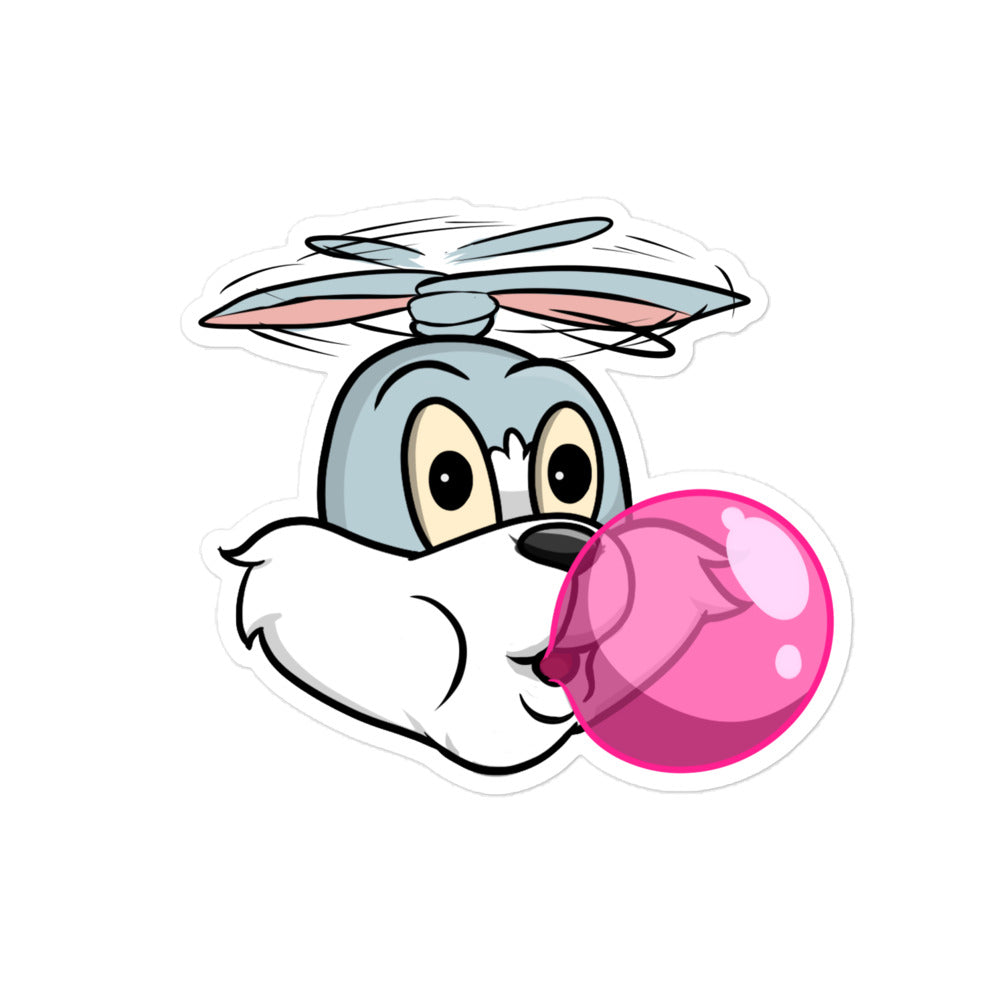 BunnyHeadz 06- "Twirly" Bubble-Free Stickers