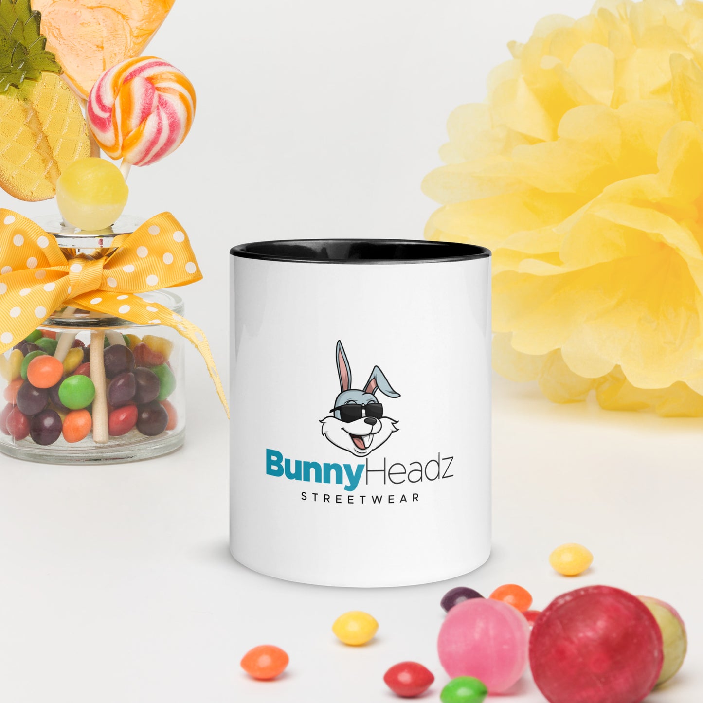 BunnyHeadz Mug with Color Inside