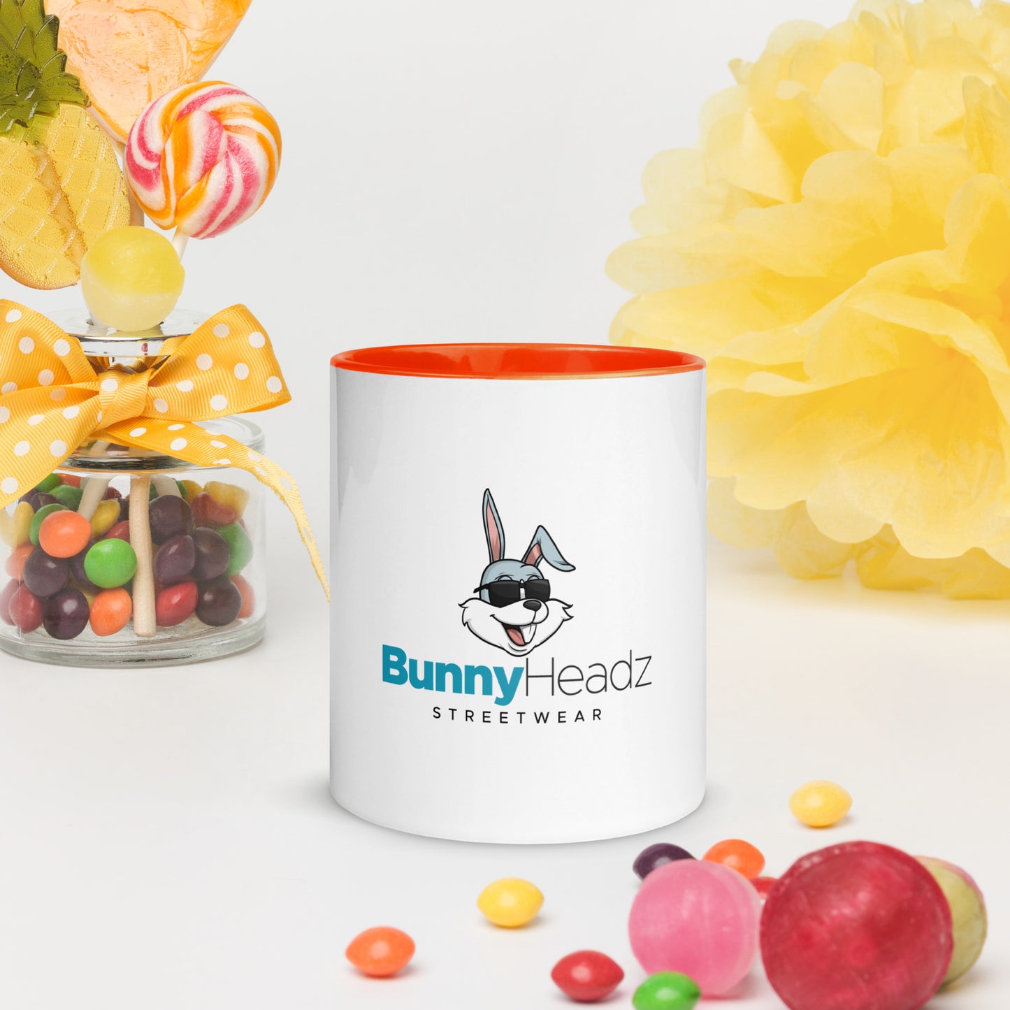 BunnyHeadz Mug with Color Inside