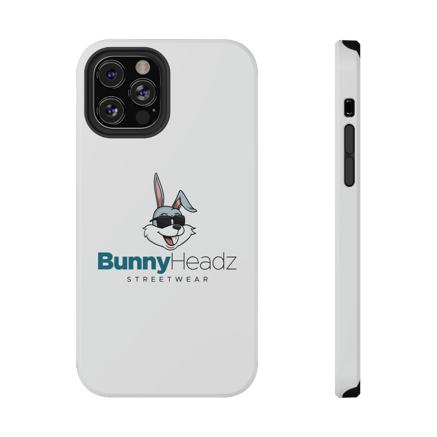 BunnyHeadz - Impact-Resistant Phone Cases (White)