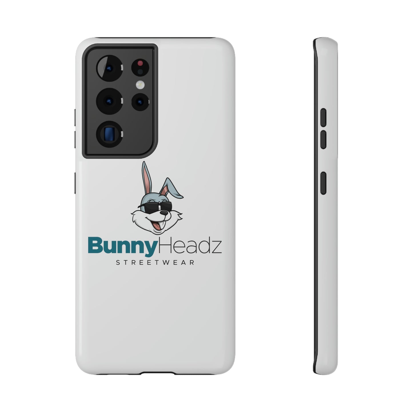 BunnyHeadz - Impact-Resistant Phone Cases (White)