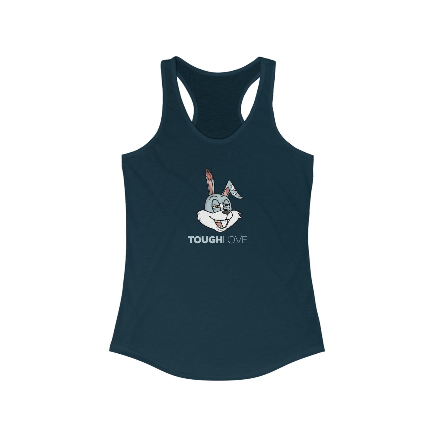 BunnyHeadz - Women's Racerback Tank - Tough Love - 01