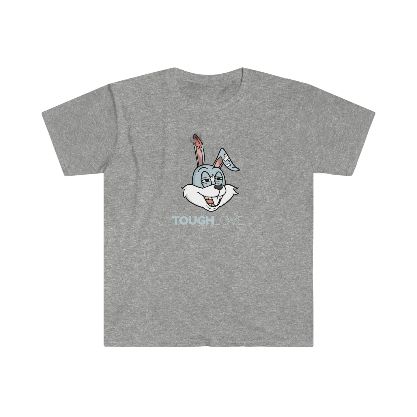 BunnyHeadz - Unisex Softstyle T-Shirt - Tough Love - 01