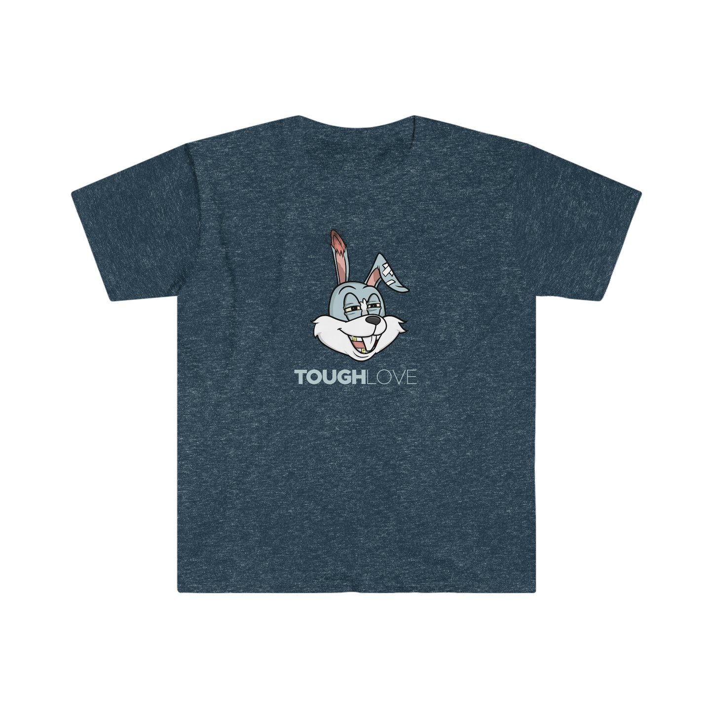 BunnyHeadz - Unisex Softstyle T-Shirt - Tough Love - 01