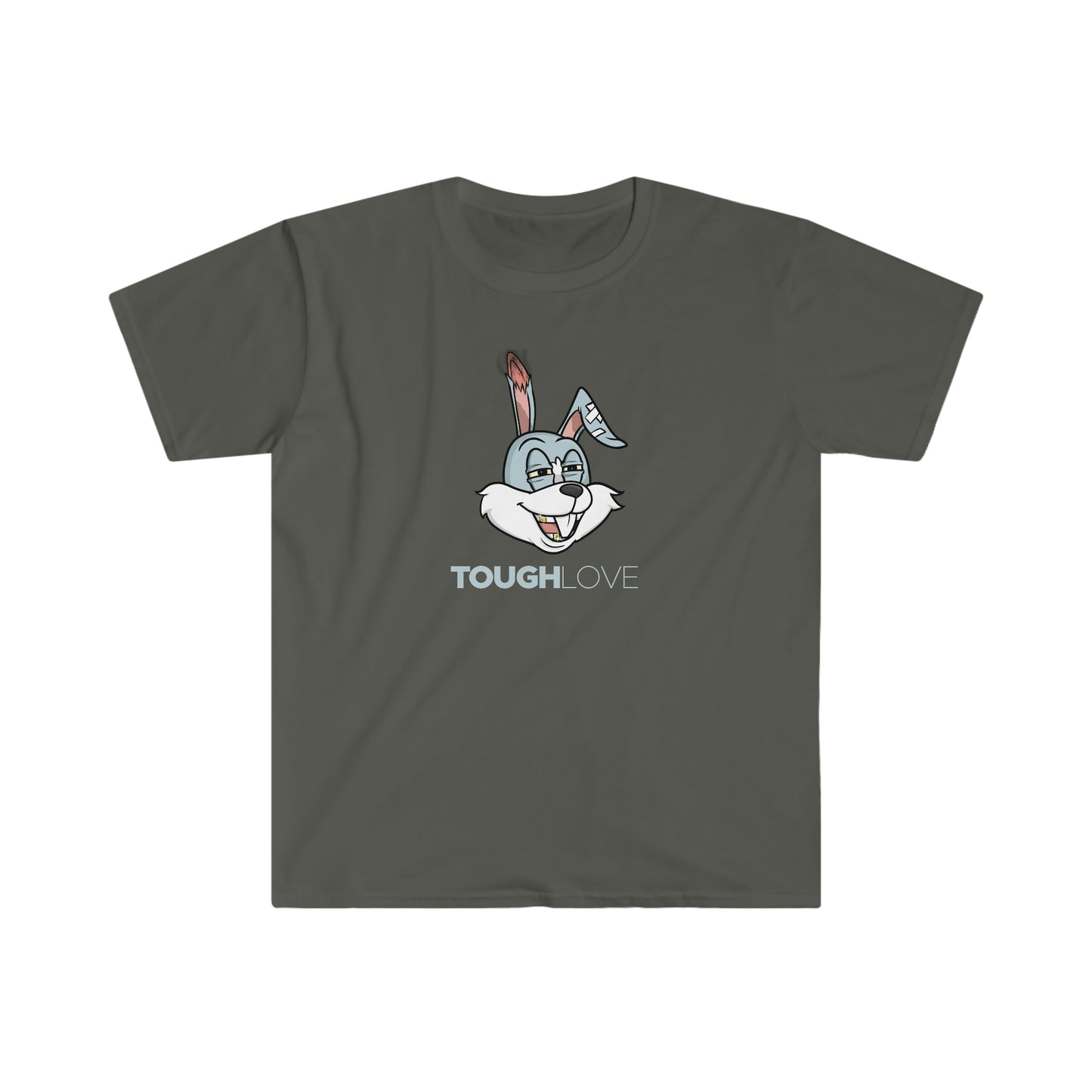 BunnyHeadz - Unisex Softstyle T-Shirt - Tough Love - 01