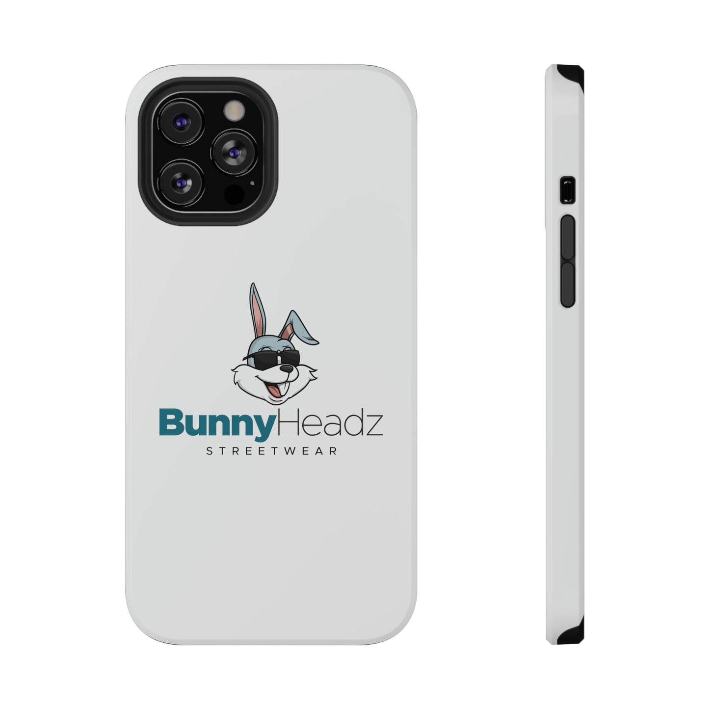 BunnyHeadz - Impact-Resistant Phone Cases (White)